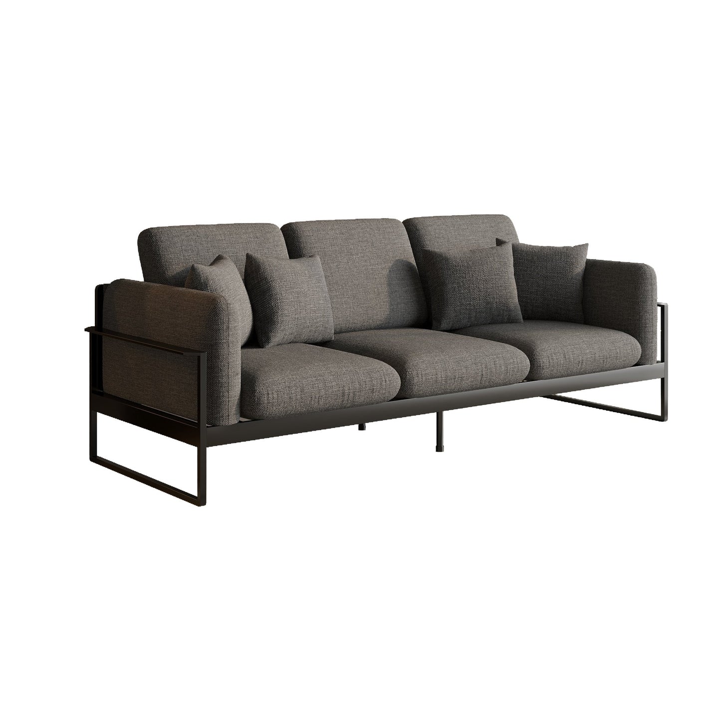 90.56'' Upholstered Sofa with Metal Frame
