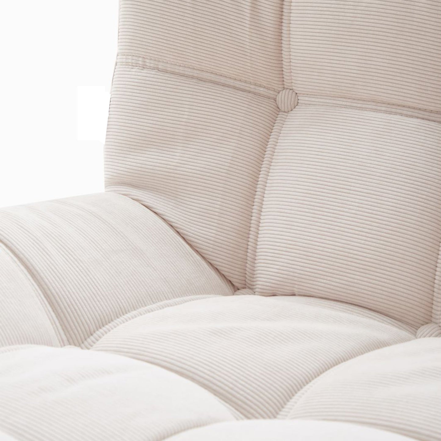 Bean Bag Tufted Corduroy Upholstered Lazy Sofa Chair