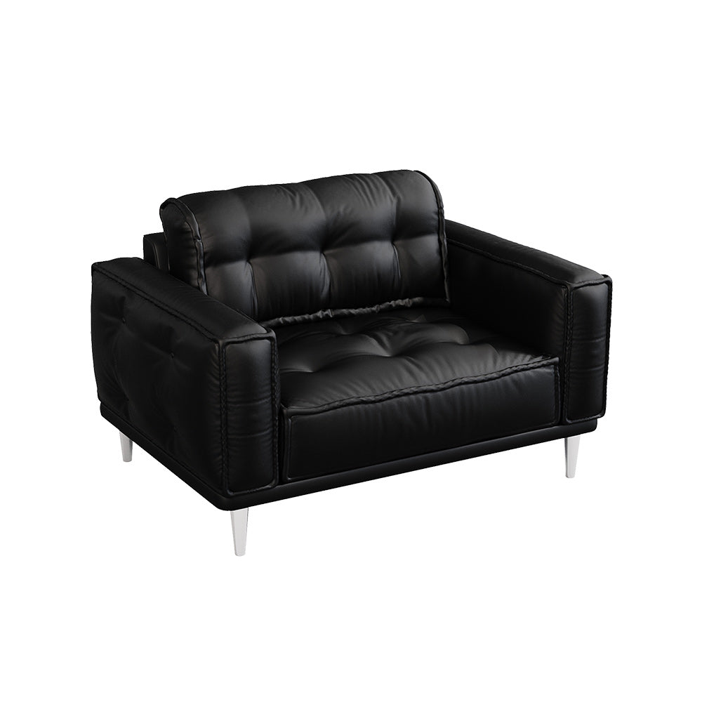 French Vintage Leather Sofa Luxurious Comfort