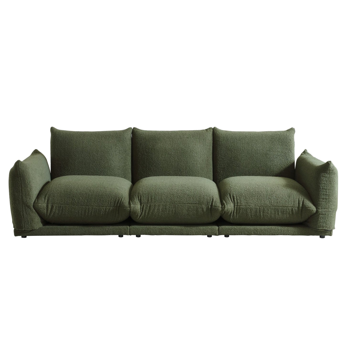Modern Modular Cloud Sectional Couch Lambswool Fabric Chaise Oversized Sofa