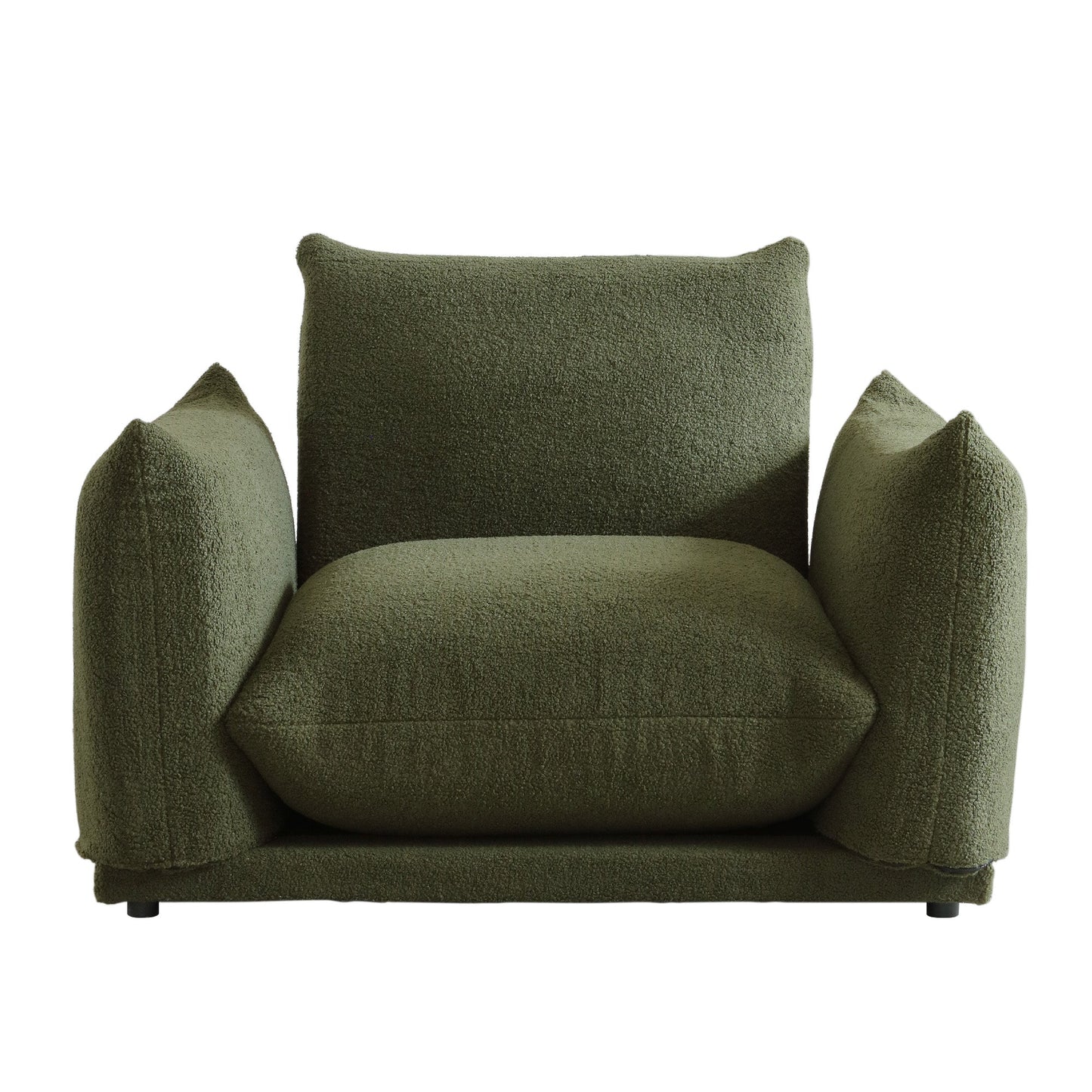 Modern Modular Cloud Sectional Couch Lambswool Fabric Chaise Oversized Sofa