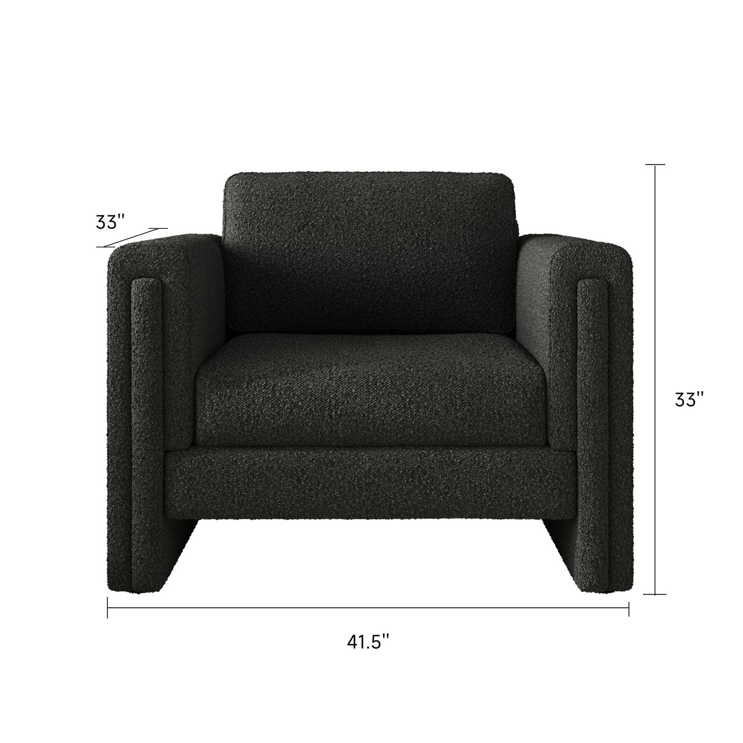Fabric Loveseat Upholstered Two-Seater Sofa