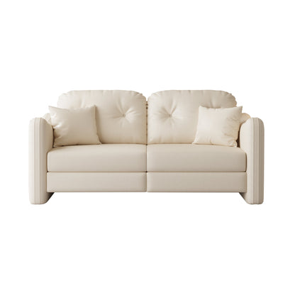 62.2”Modern Living Room Beige Sofa