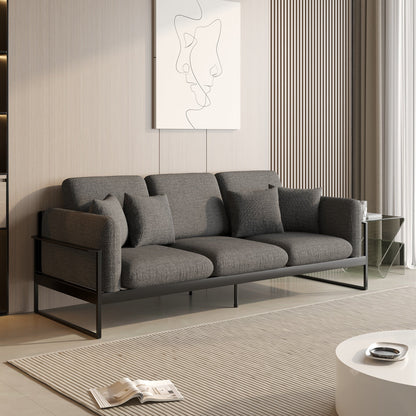 90.56'' Upholstered Sofa with Metal Frame