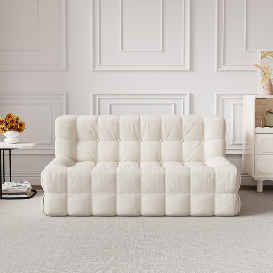 Bean Bag Tufted Corduroy Upholstered Lazy Sofa Chair