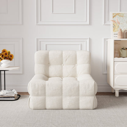 Bean Bag Tufted Corduroy Upholstered Lazy Sofa Chair