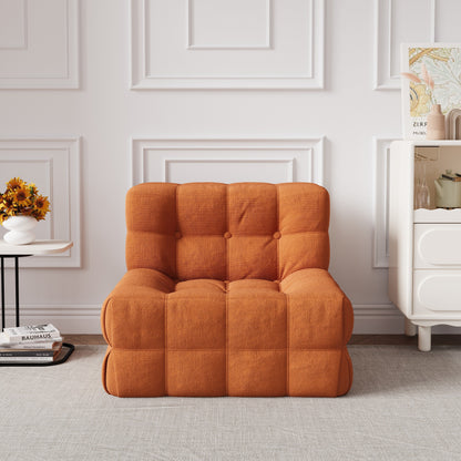Bean Bag Tufted Corduroy Upholstered Lazy Sofa Chair