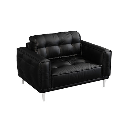 French Vintage Leather Sofa Luxurious Comfort