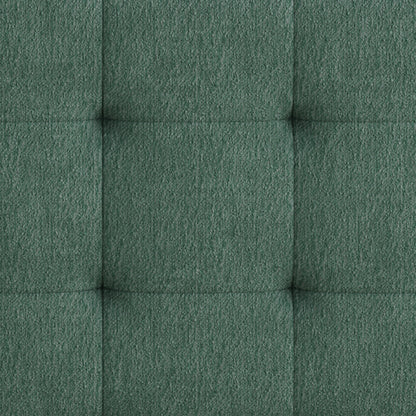 Modern Green Love Seat Sofa with Chenille Velve Fabric