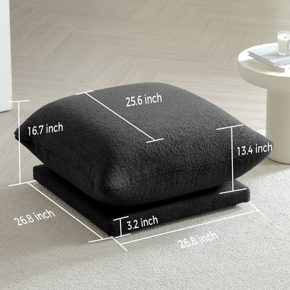 Modern Modular Cloud Sectional Couch Lambswool Fabric Chaise Oversized Sofa