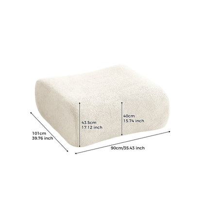 Modern Teddy Velvet Upholstered Sectional Sofa Modular Sofa