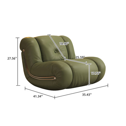 Rocking Sofa Leisure Chair Recliner Single Sofa with Comfortable Backrest